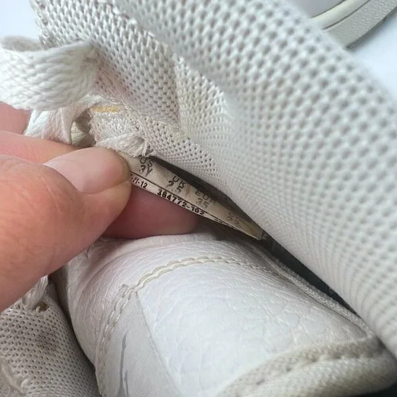 Nike Jordan 1 Phat White Wolf Grey Youth Sneaker Shoes 364772 102 Size 3 Y - Picture 12 of 12